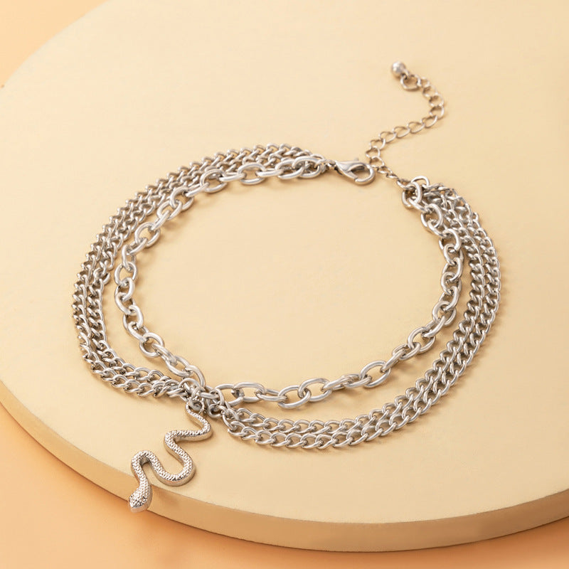 boho starfish anklet, view 5 - MRSLM