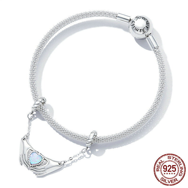 hand care heart diy charm bead, view 2 - MRSLM