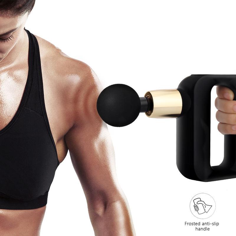 portable mini massage gun, view 3 - MRSLM