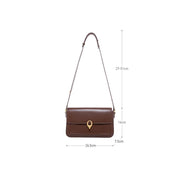 Women's square crossbody and shoulder bag, view 9 - MRSLM