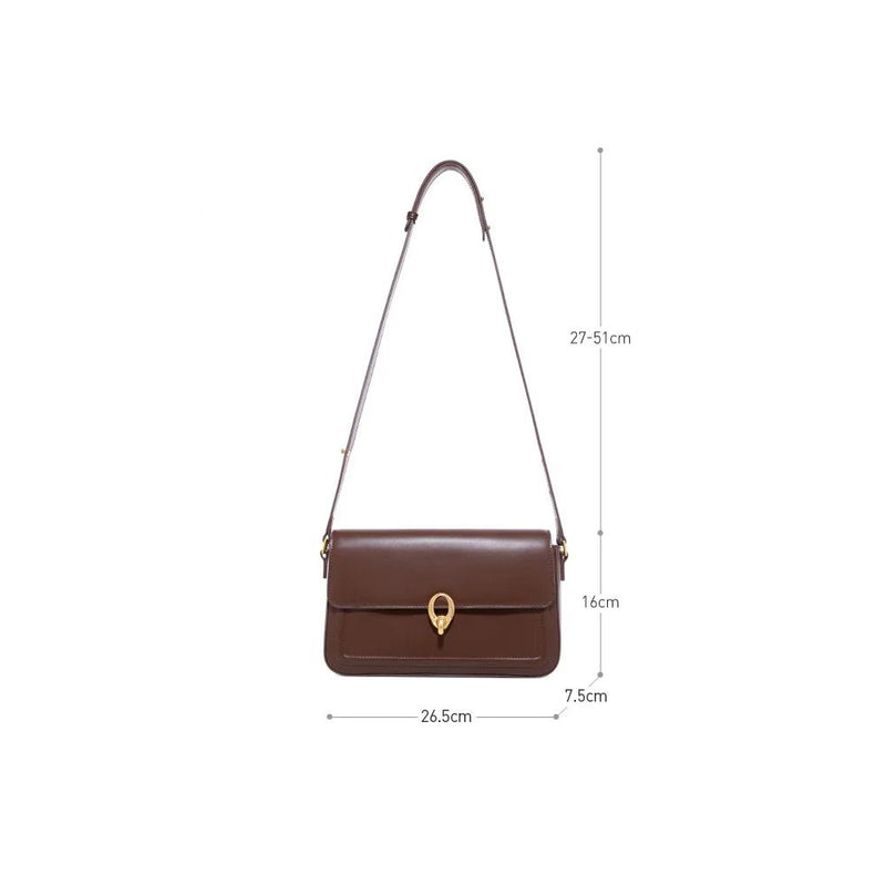 Women's square crossbody and shoulder bag, view 9 - MRSLM