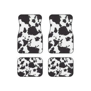 cow print car floor mats, view 3 - MRSLM