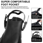 Adjustable travel snorkel fins, view 10 - MRSLM