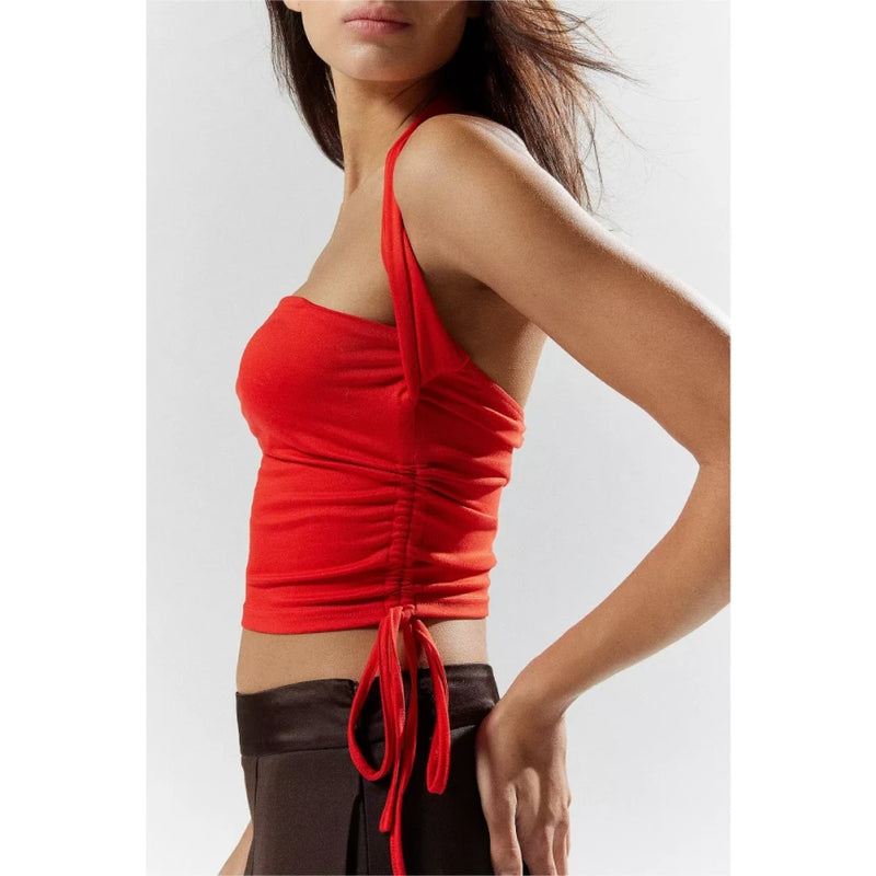 halter crop top, view 15 - MRSLM