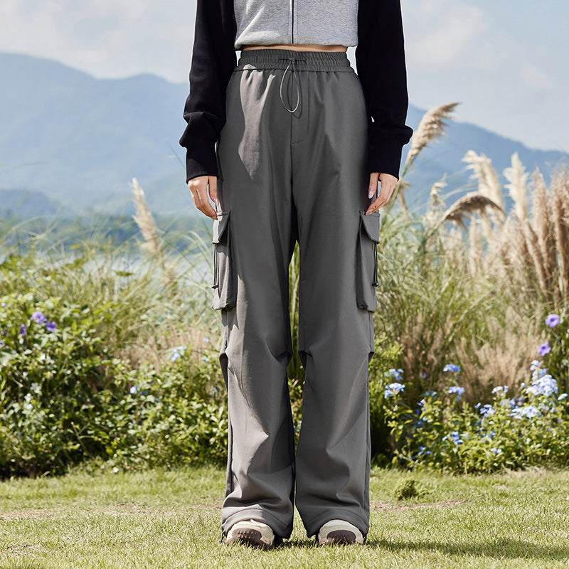 women's wide leg summer pants, view 2 - MRSLM