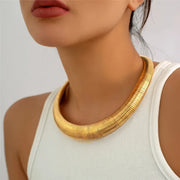 spiral chunky choker necklace - MRSLM