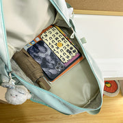 College student's large capacity backpack, view 6 - MRSLM