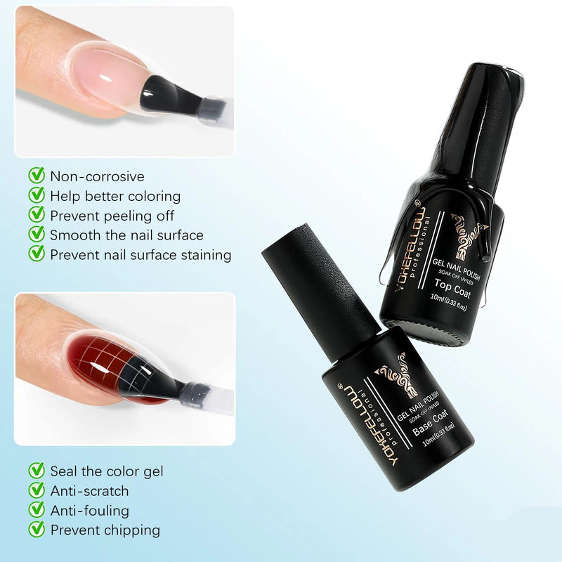 6pcs gel nail polish set, view 4 - MRSLM
