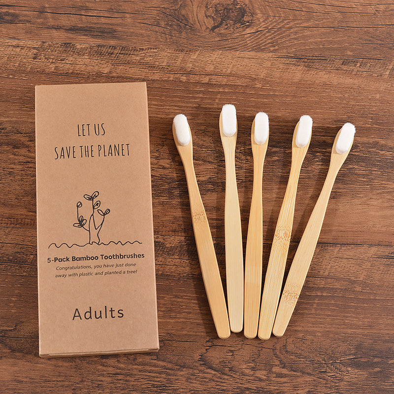 ultra fine soft bamboo toothbrushes, view 7 - MRSLM