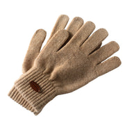 Pure cashmere knitted finger gloves, view 5 - MRSLM