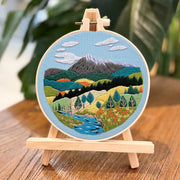 DIY landscape embroidery kit, view 4 - MRSLM