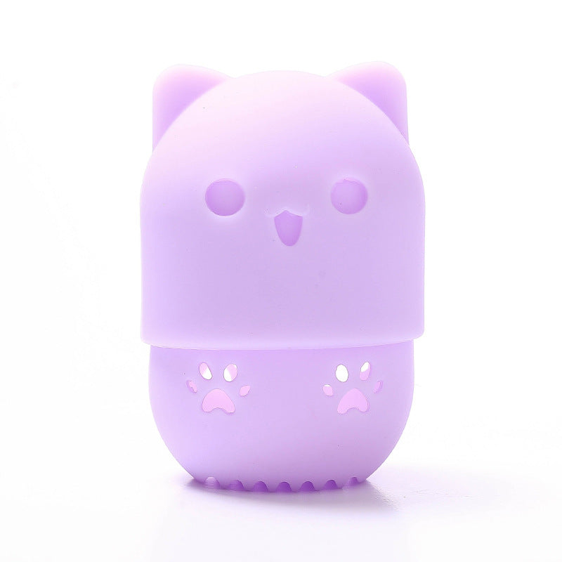 silicone cosmetic blender sponge holder, view 9 - MRSLM
