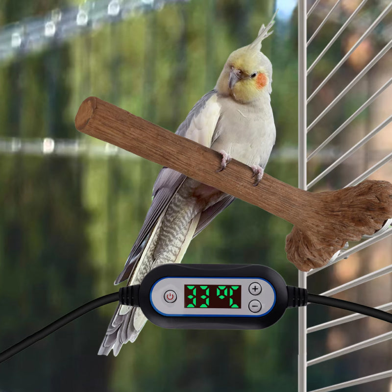 heated bird perch stand, view 4 - MRSLM