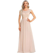 lace stitching long dress, view 11 - MRSLM