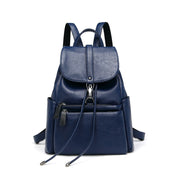 ladies PU leather backpack, view 2 - MRSLM