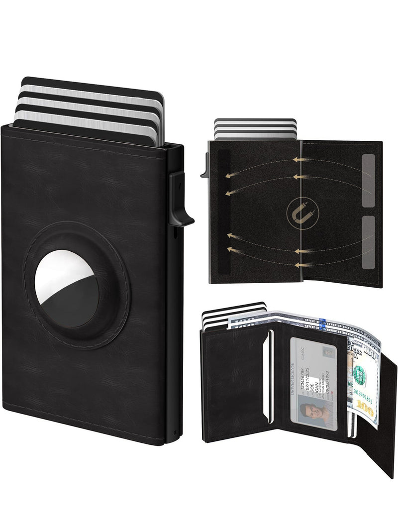 men's ultra-thin card clamp wallet, view 4 - MRSLM