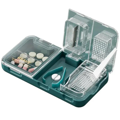 pill cutter with storage and grinder - MRSLM