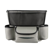 leather car seat organizer, view 3 - MRSLM