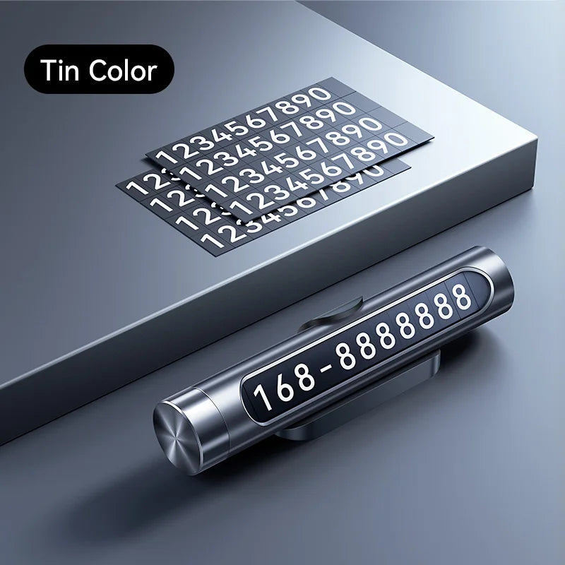 aluminium alloy double number parking plate, view 4 - MRSLM