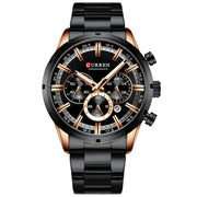 men's stainless steel quartz watch, view 2 - MRSLM