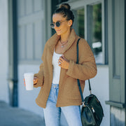 Women's plush-lined warm jacket, view 9 - MRSLM