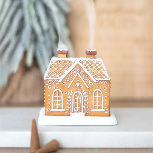christmas ginger cottage incense burner - MRSLM