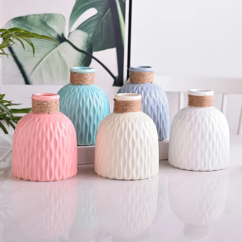 imitation ceramic modern flower vase, view 8 - MRSLM