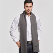 men's cashmere winter scarf, view 7 - MRSLM