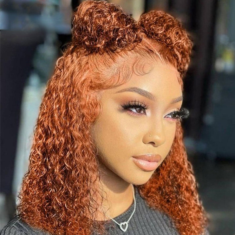 bob water wave wig orange red - MRSLM