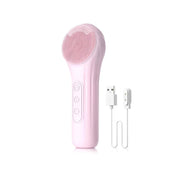 electric silicone facial cleansing brush, view 2 - MRSLM