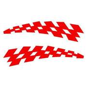checkered flag car stickers, view 5 - MRSLM
