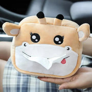 plush animal car tissue box cover, view 9 - MRSLM