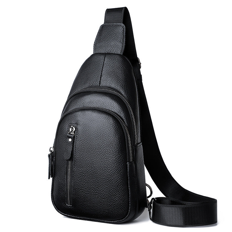 men's leather chest bag, view 5 - MRSLM