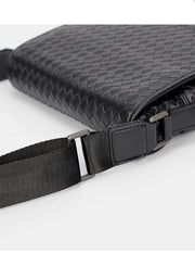 Woven men's casual shoulder bag, view 6 - MRSLM