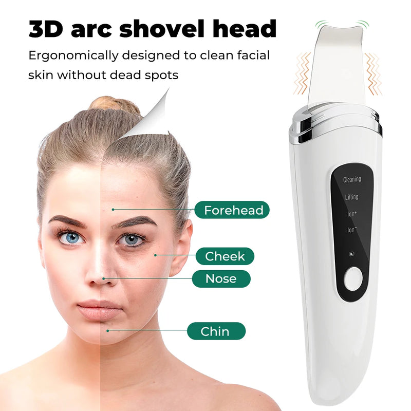 ultrasonic skin scrubber, view 8 - MRSLM