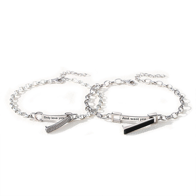 925 silver couple bracelets, view 5 - MRSLM