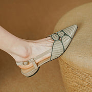 pointed toe slingback sandals, view 2 - MRSLM