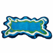 70s retro psychedelic tufted rug, view 11 - MRSLM