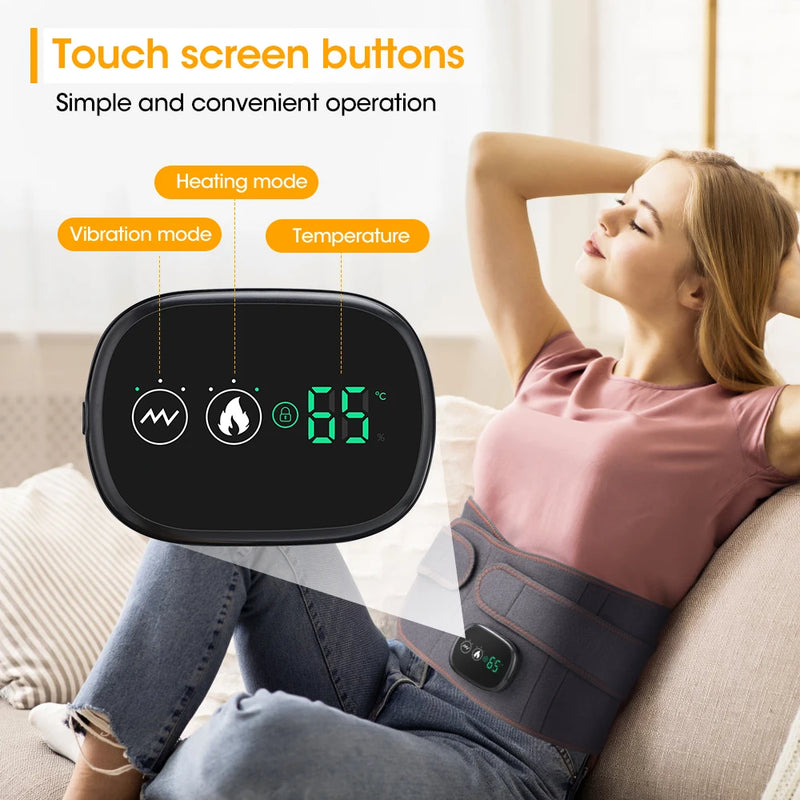 Rechargeable vibration and heating belt, view 7 - MRSLM