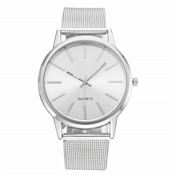 women's minimalist quartz watch, view 4 - MRSLM