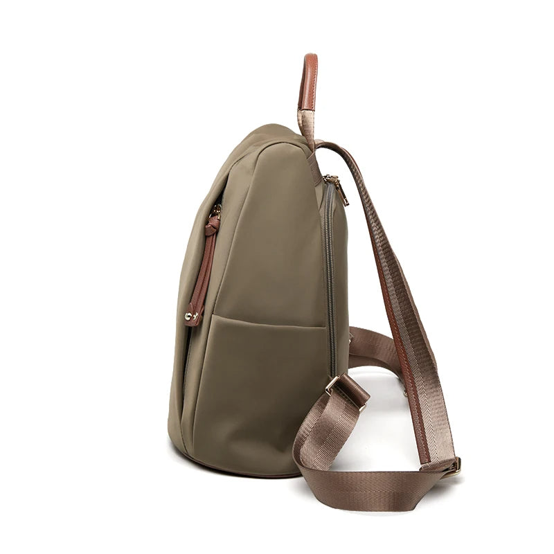 large capacity classic leather travel backpack, view 10 - MRSLM