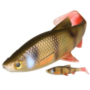 3D river roach paddle tail fishing lure, view 4 - MRSLM