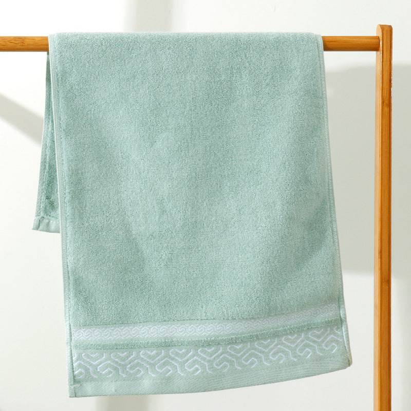 soft jacquard bathroom beach towel, view 2 - MRSLM