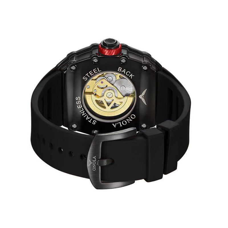 men's automatic steel case watch, view 2 - MRSLM