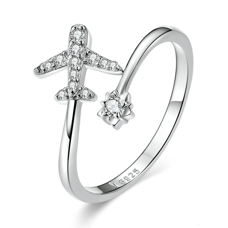 s925 silver sailing open ring, view 6 - MRSLM
