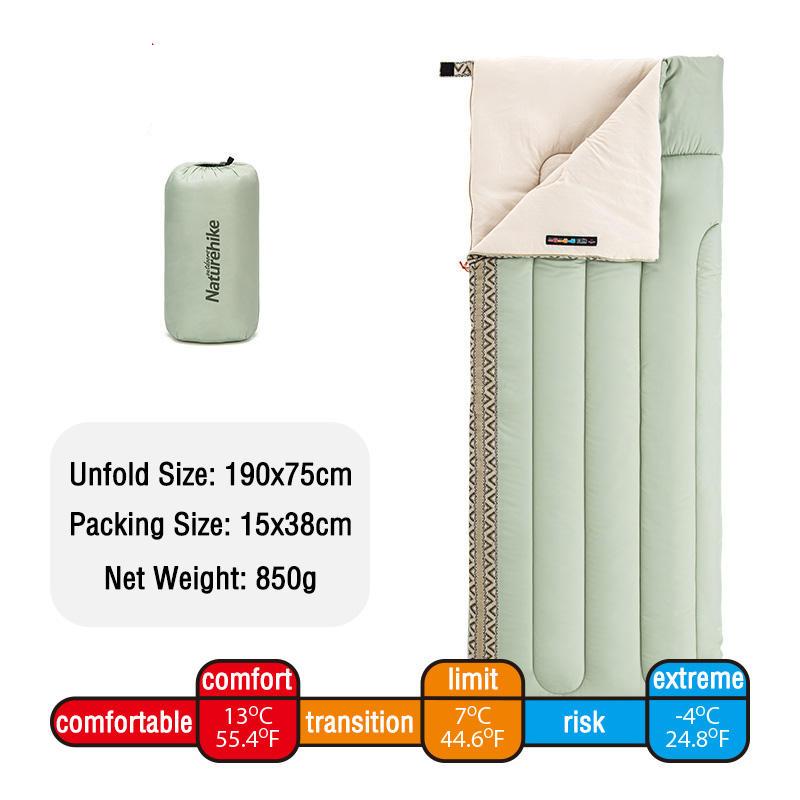 Ultralight cotton sleeping bag, view 4 - MRSLM