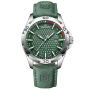men's sport leather strap watch, view 10 - MRSLM