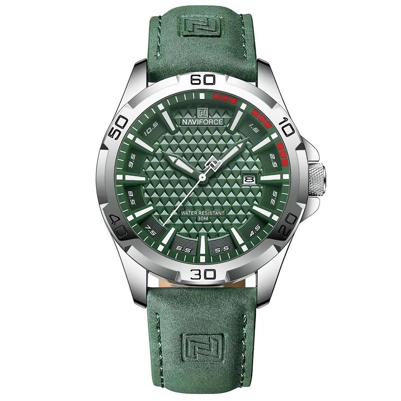 men's sport leather strap watch, view 10 - MRSLM