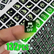 Luminous car panel decals, view 3 - MRSLM
