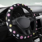 floral print 38cm steering wheel cover, view 2 - MRSLM